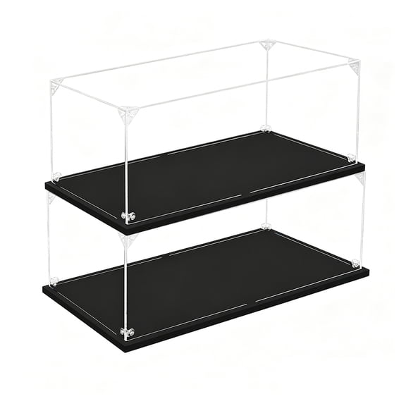 Clear Acrylic Display Case for 1:24 Scale Collectibles Toy Car Model Figures Showcase - 9.8x5.9x3.9Inch - 1PC