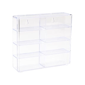 Clear Acrylic Display Case with Door for 164 Scale Toy Cars or 8 Whee Prof
