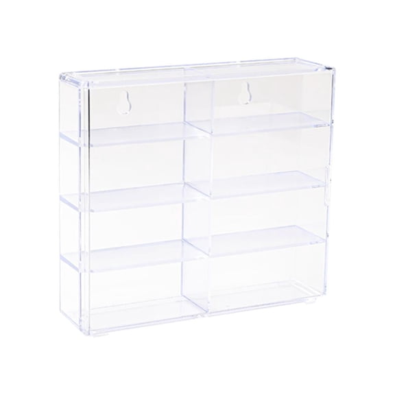 Clear Acrylic Display Case with Door for 164 Scale Toy Cars or 8 Whee Prof