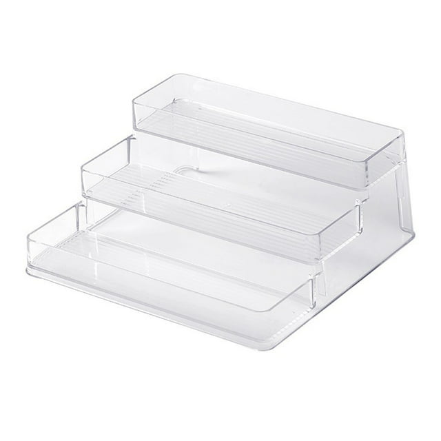 Clear Acrylic Display Riser Shelf 3 Tier Riser Display Stand Kitchen ...