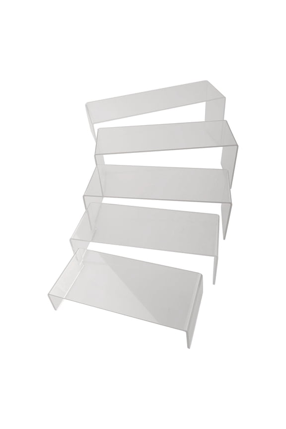 Clear Acrylic Display Riser Stand Jewelry Display Shelf Cupcake Stand Showcase Fixtures For Candy Dessert Figures Collections