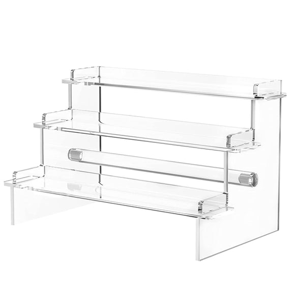 Clear Acrylic Display Stand Figures Cupcake Shelf Desserts Holder Jewelry Display Risers Stand Perfumes Stand