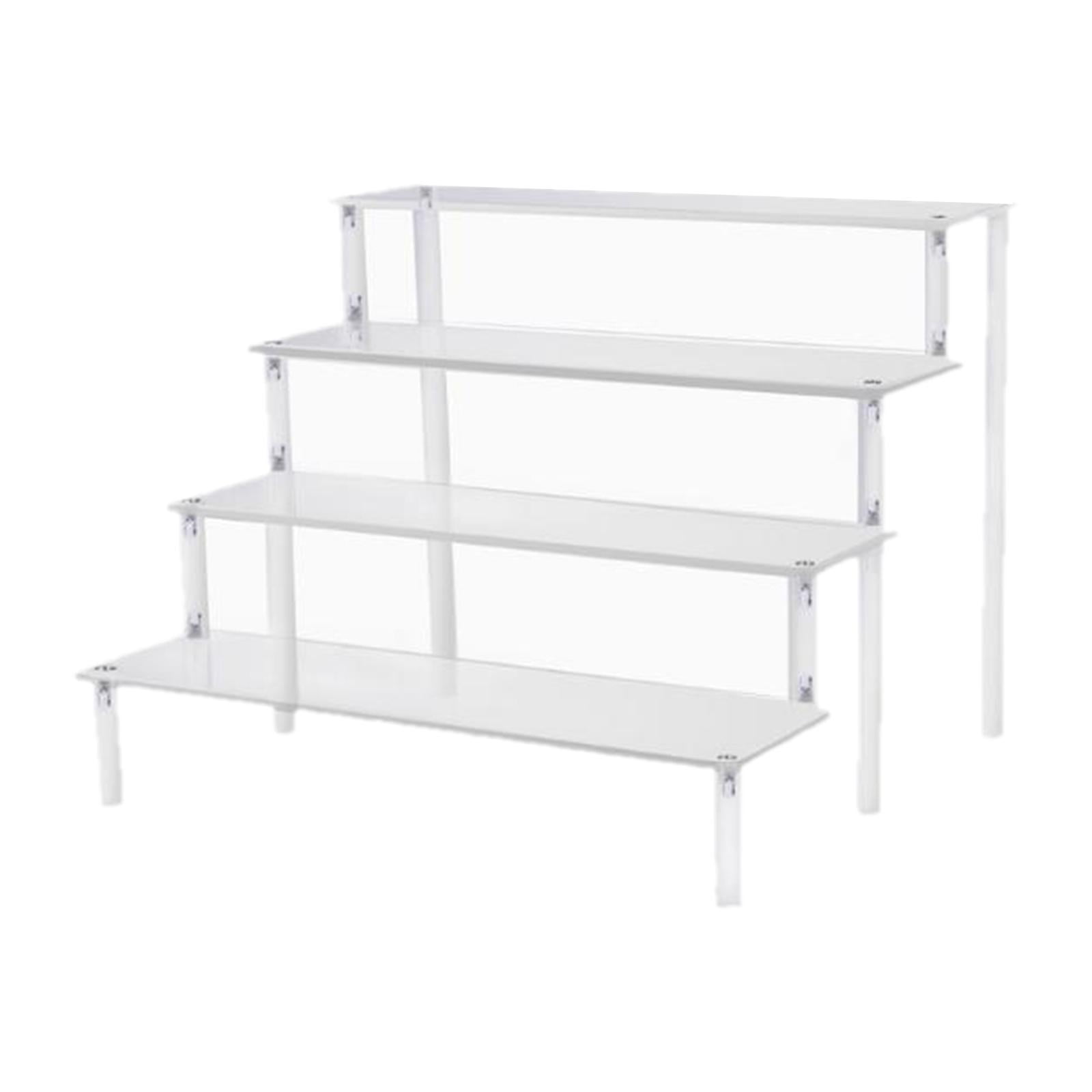 Clear Acrylic Display Stand Riser Shelf Large Holder Storage Rack for ...