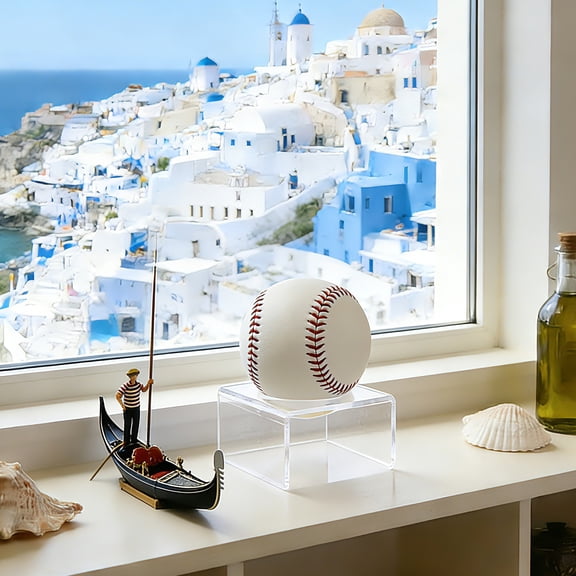 Clear Acrylic Display Stand for Sports Balls and Decorative Items, Versatile Mini Ball Holder Rack