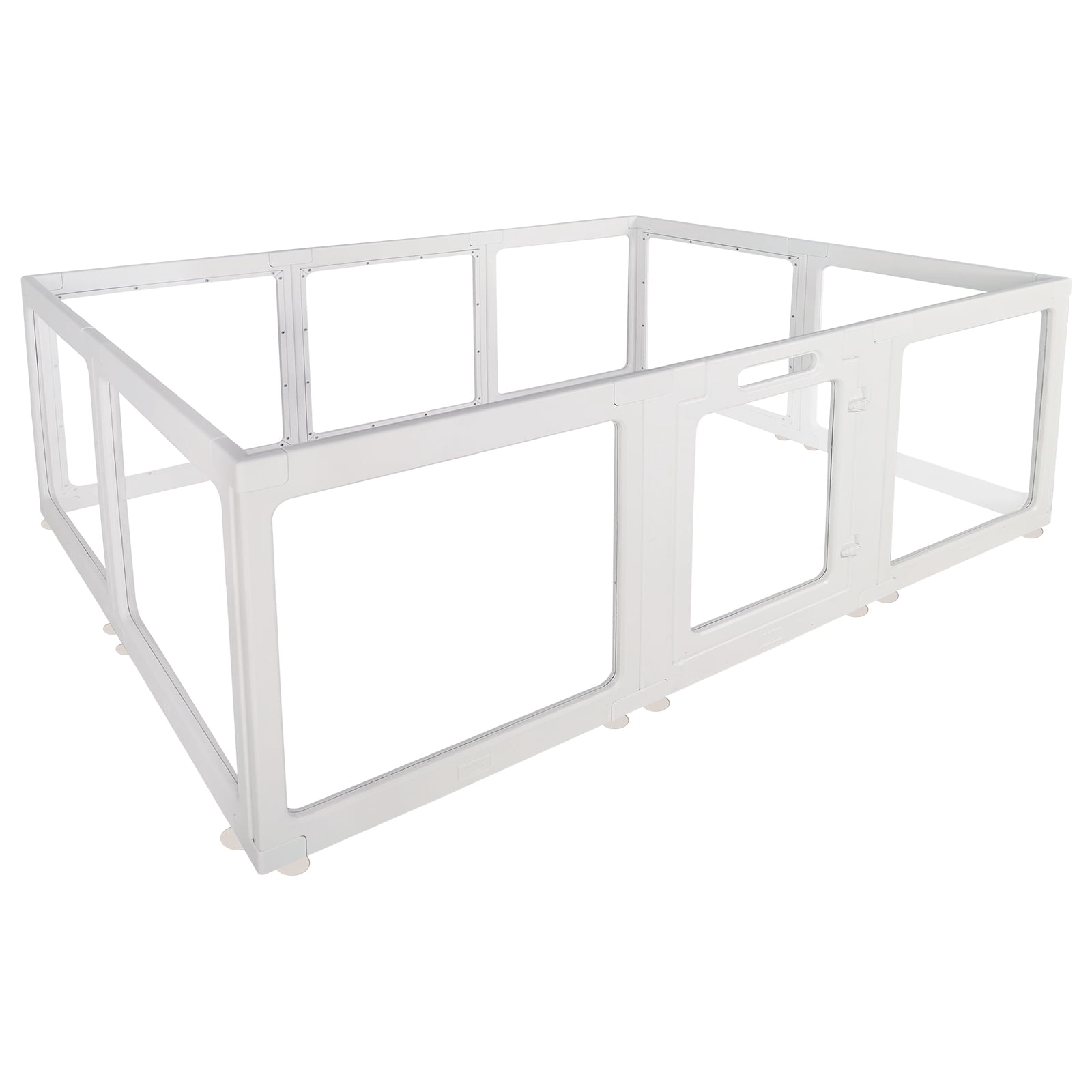 Clear Acrylic Dog Playpen Indoor, Transparent Fence for Puppy Rabbit and Cat, Easy Assemble Plastic Playard 10 Panels