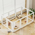 thumbnail image 1 of Clear Acrylic Dog Playpen Indoor, Easy Assemble Transparent Pet Pen for Puppy Bunny Cat Pig, Sturdy & Easy Cleaning Plastic Puppy Fence, 1 of 6