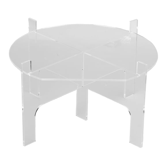 Clear Acrylic Drink Dispenser Stand 7.5 Inch - Universal Beverage Holder for Parties, Catering, Home Use