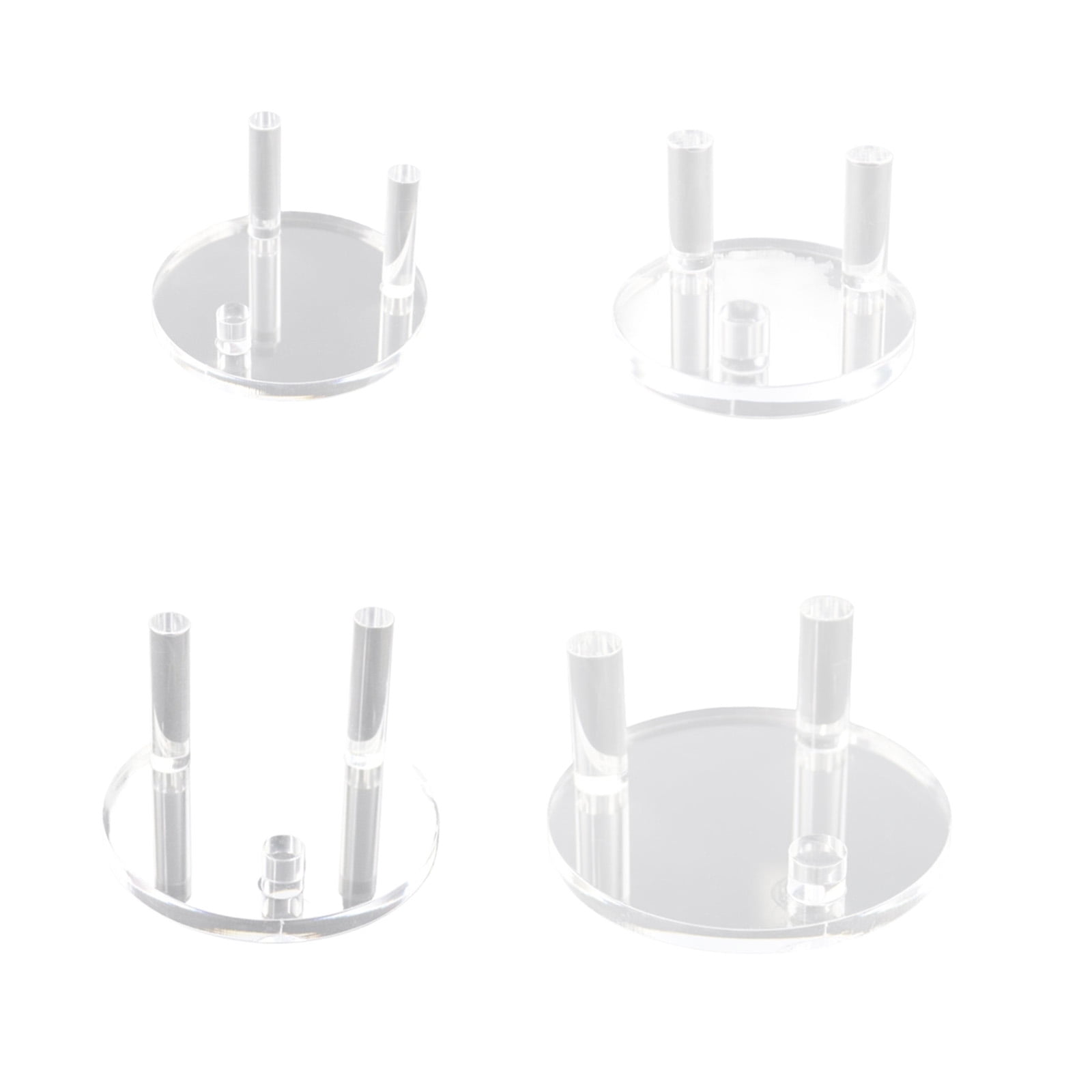 Clear Acrylic Easel Stand for Geodes and Fossils Display Large Crystal Holder Multipurpose Collectible Storage Rack
