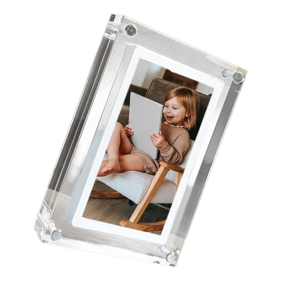 Clear Acrylic Electronic Photo Frame With IPS Technology 5in/7in/10in Screen