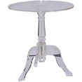 thumbnail image 1 of Linon Acrylic End Table with Curvy Legs, 20 inches Tall, Multiple Colors, 1 of 2
