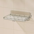 thumbnail image 1 of Clear Acrylic Floating Shelf Foldable Wall Mounted Shelf For Cosmetics Models Bathroom Towels And Other Small Organisers, Usupdd 2025 Clear Acrylic Floating Shelf Foldable, 1 of 3
