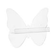 thumbnail image 1 of Clear Acrylic Floating Wall Ledge Shelf, Wall Mounted Bookshelf for Kids, Spice Shelf Organizer for Kitchen, Display Shelf for Collectibles Butterfly, 1 of 8