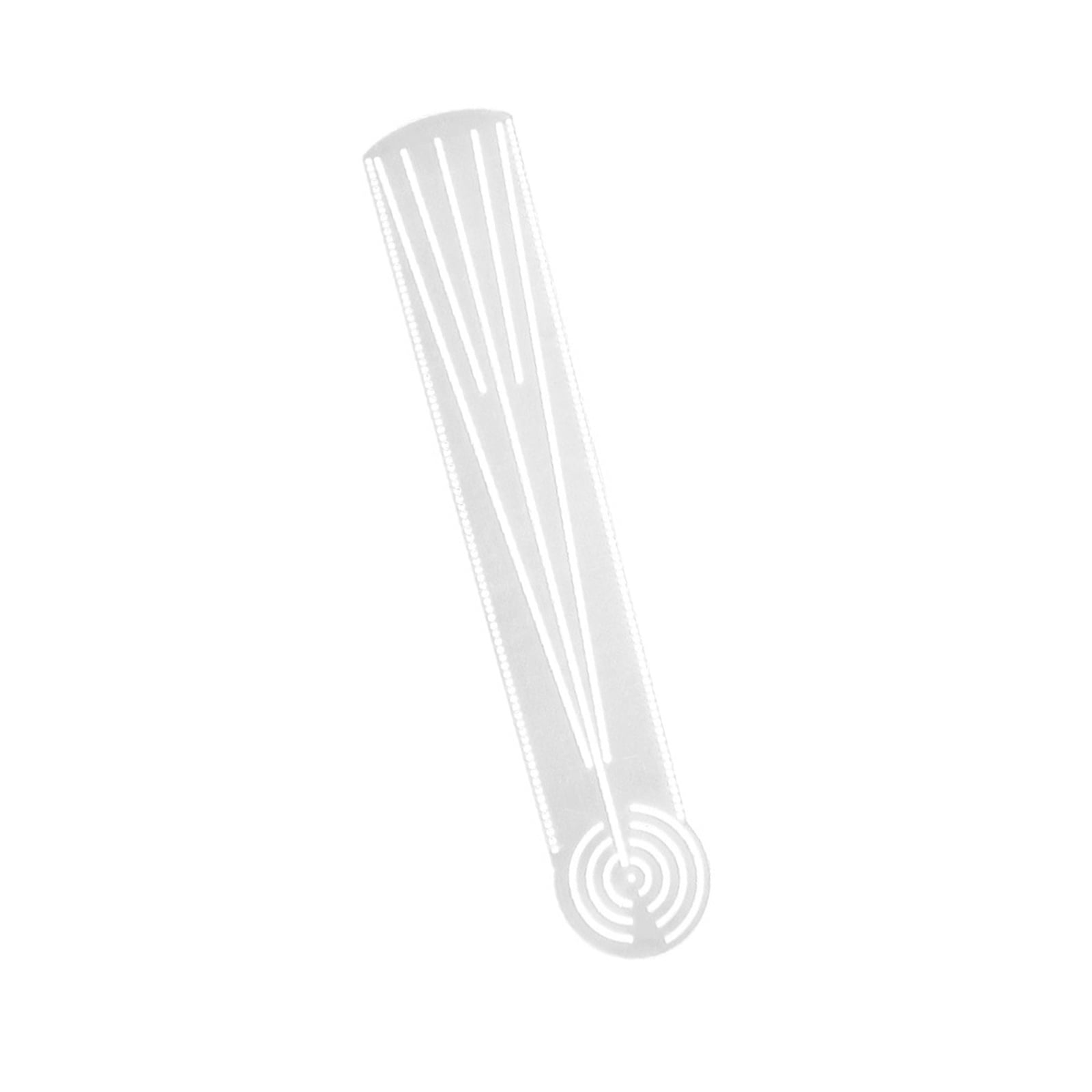 Clear Acrylic Geometric Drawing Stencil Ruler Multipurpose Geometric ...