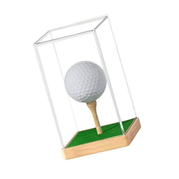 Clear Acrylic Golf Ball Protector Case Dustproof Golf Ball Storage Box