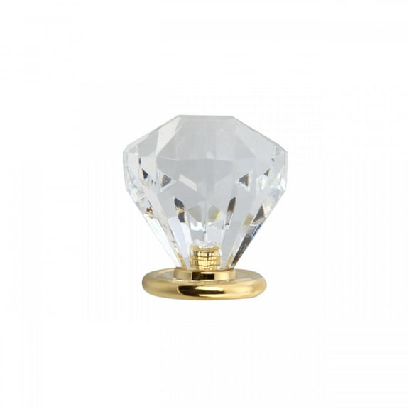 Clear Acrylic Kitchen Cabinet Knobs and Drawer Cupboard Door Drawer Cupboard Door Pulls 1 1/4 inches|Renovators Supply