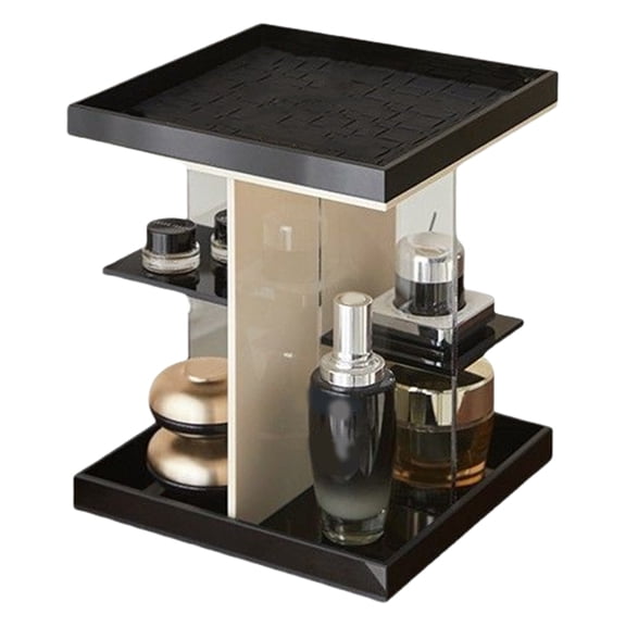 Clear Acrylic Makeup Storage Solution with Easy Assembly and Cleaning Use