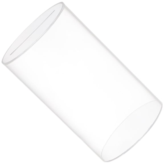 Clear Acrylic Money Storage Jar Desktop Bank for Home Saving Needs