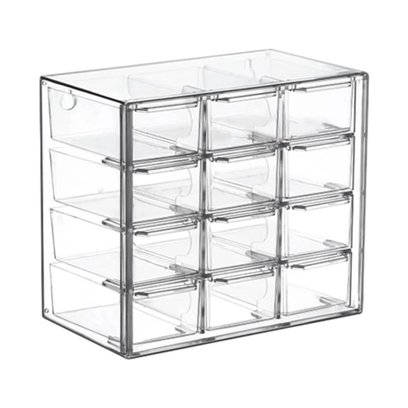 Clear Acrylic Multiple Layer Drawer Display Case For Glasses And Sunglasses Organization Featuring Stable Stacking