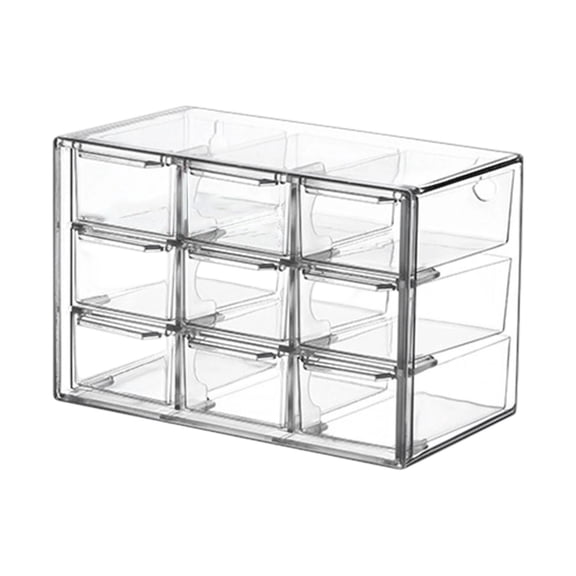 Clear Acrylic Multiple Layer Drawer Display Case For Glasses And Sunglasses Organization Featuring Stable Stacking