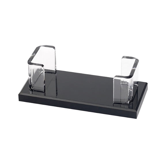 Clear Acrylic Name Card Storage Box Portable Business Card Display Organiser For Salespeople And Corporate Event