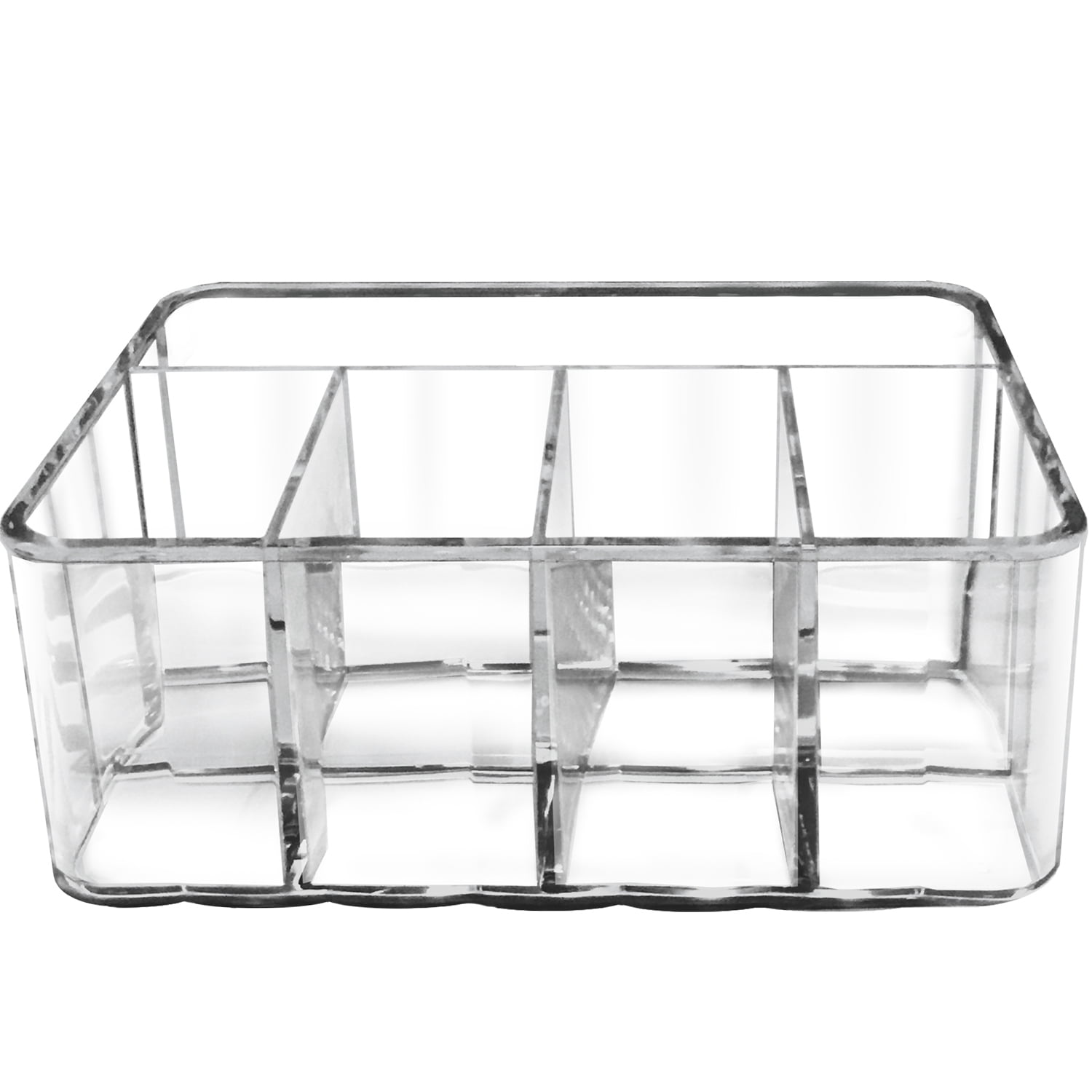 Clear Acrylic Organizers and Storage VanityÂ 5 CompartmentÂ Organizer