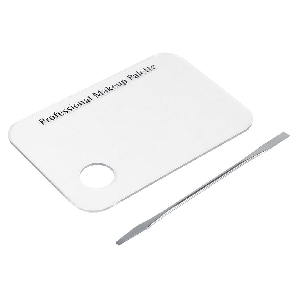 Clear Acrylic Paint Palette, Acrylic Makeup Nail Art Cosmetic Mixing