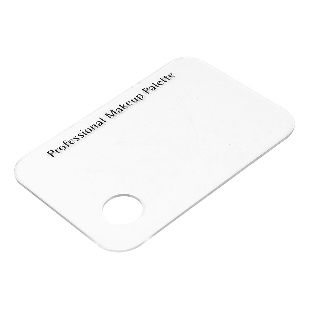 Clear Acrylic Paint Palette, Acrylic Makeup Nail Art Cosmetic Mixing