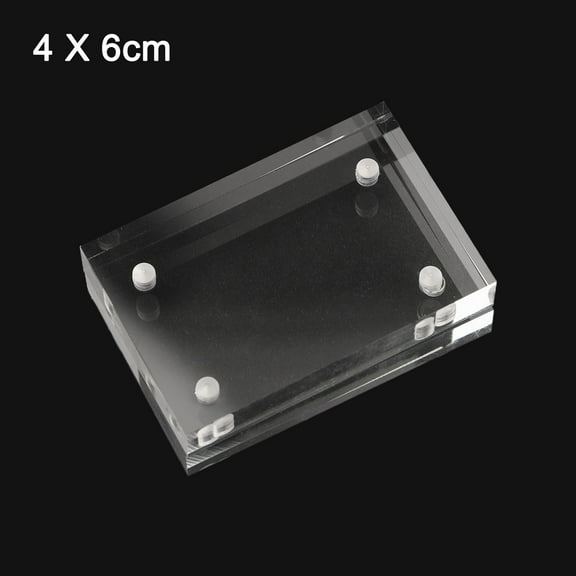 Clear Acrylic Photo Frame, Poster Frame, Photo Frame, Magnetic Transparent Display Frame, 10+10, 8+8mm Thickness