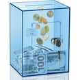 thumbnail image 1 of Clear Acrylic Piggy Bank for Adults Kids, Large and Sturdy Money Saving Jar for Cash Coin with Key Change jar, Saving Box for Wedding, Birthday, New Year Gifts and Fun, 1 of 14