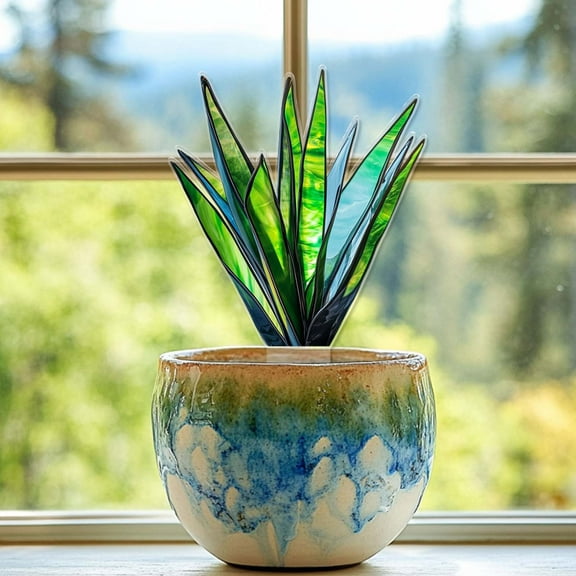 Clear Acrylic Plant Pot Insert - Lightweight Decorative Support Frame for Potted Plants, Easy to Clean & Safe for Home Decor