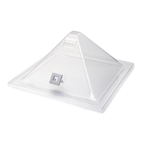 Clear Acrylic Pyramid Cover with Flip Door