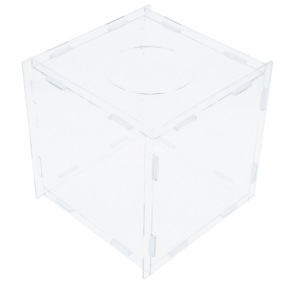 Clear Acrylic Raffle Box Detachable Game Lottery Box Ticket Ball Box
