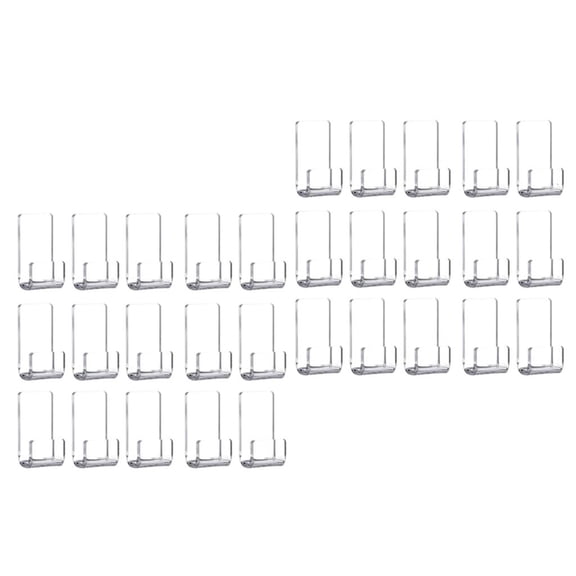 Clear Acrylic Record Wall Display Hangers 30Pcs Easy Installation Album Covers Hanging Rack Home Decors Floating Shelves