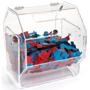 Clear Acrylic, Rotating Raffle Drum With Lock and Key for Tabletop Use RDRUMSM