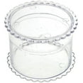 thumbnail image 1 of Clear Acrylic Round Favor Boxes with Scalloped Edge, 2-1/2-Inch, 12-Piece, 1 of 1