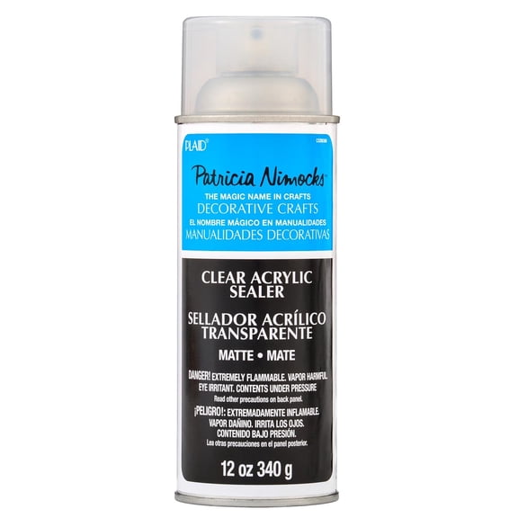 Plaid Patricia Nimocks Clear Acrylic Sealer, Matte, 12 fl oz
