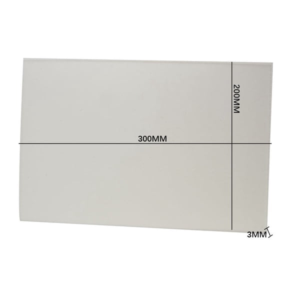 Clear Acrylic Sheet 200x300mm, Thick Transparent Panel for DIY Crafts, High for Resistant Plastic Board(200MM×300MM×3MM)