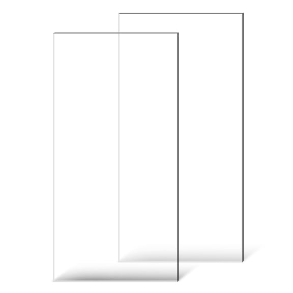 Clear Acrylic Sheet 24x48 inch 1/8 Thick Plastic for Crafts DIY Photo Frame Replacement Display Easy to Cut