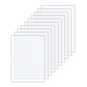 Clear Acrylic Sheet Plastic Sheet Protective Film Paiting Transparent for Art Project Painting Craft 20 Packs