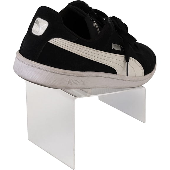 Clear Acrylic Shoe/Footwear Angled Risers, 2 Inches Wide and 4 Inches Wide (Quantity 5) (5, 4 inch)$$Home Decor, Kitchen, & Other