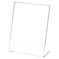 thumbnail image 1 of Clear Acrylic Sign Display / Literature Holder (Angled), 5.5" W x 7" H (3 Pack), 1 of 2
