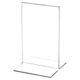 thumbnail image 1 of Clear Acrylic Sign Display/Literature Holder (Bottom-Load), 3.5" W x 5.5" H (12 Pack), 1 of 2