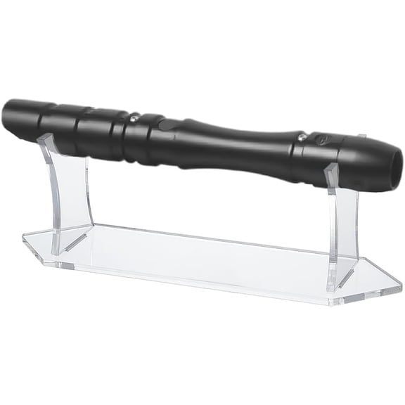 Clear Acrylic Single Display Stand 2.66x9.45x3.13inch Desktop Knife Holder Light Rack for Katana Collectible instruments Perfect for Home Display & Retail ShowcaseClear