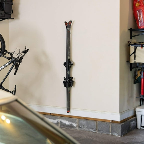 Clear Acrylic Ski Rack, Wall Mount Storage, Garage & Home Display, Vertical Ski Organizer – StoreYourBoard