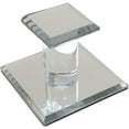 Clear Acrylic StickOn Mirror Knob 13/4" Square