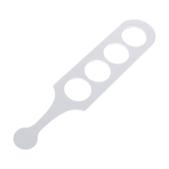 Clear Acrylic Templates Glass Flight Paddle Board Acrylic Router Template for Glasses Serving Tray Molds Easy to Clean