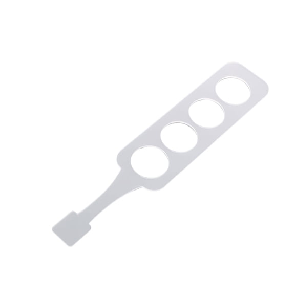 Clear Acrylic Templates Glass Flight Paddle Board Acrylic Router Template for Glasses Serving Tray Molds Easy to Clean