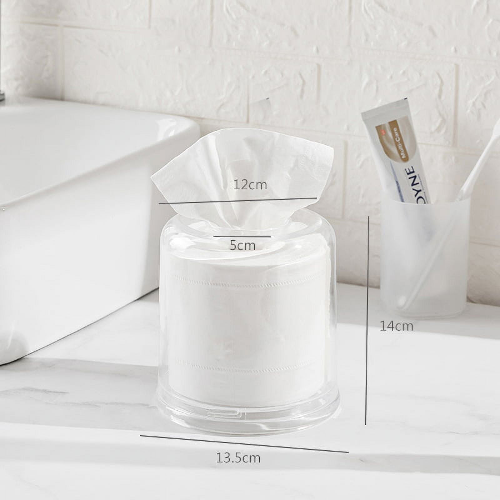 Clear Acrylic Tissue Box Cover, Rectangle Dispenser Tissue Holder for ...