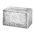 thumbnail image 1 of Clear Acrylic Tissue Box Cover with Wavy Design, Transparent Paper Organizer for Kitchen Bathroom Vanity, Protective Holder for Facial Tissues, Modern Home Decor, 1 of 6