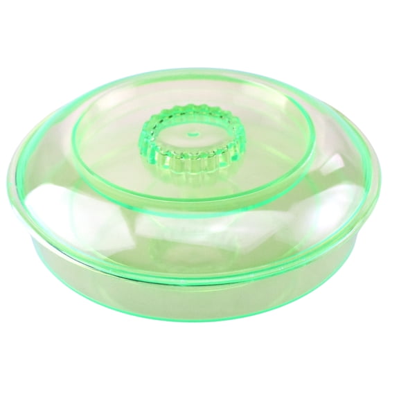 Clear Acrylic Tortilla Warmer Container, 7-3/4-Inch - Apple Green
